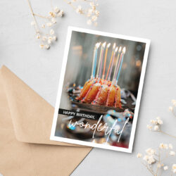 Mockup Postkarte
